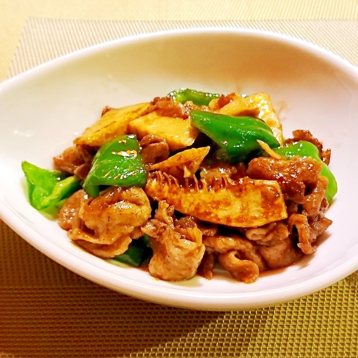 たけのことピーマンと豚肉のオイスターソース炒め レシピ 作り方 By メリッコ 楽天レシピ たけのことピーマンと豚肉のオイスターソース炒め レシピ 作り方 By メリッコ 楽天レシピ